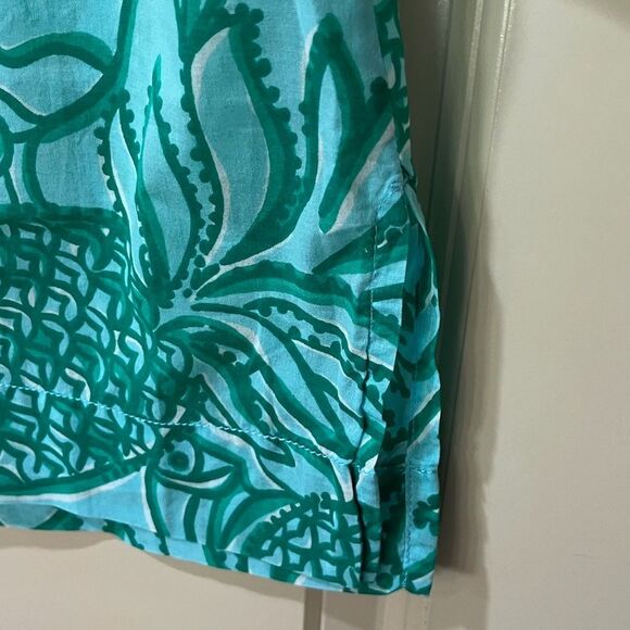 LILLY PULITZER Dylan Tunic Top Toucan Tango Teal Women’s Size Small - Picture 5 of 7